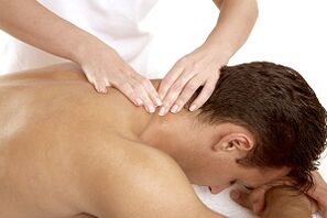 Masaxe como método para tratar a osteocondrose cervical