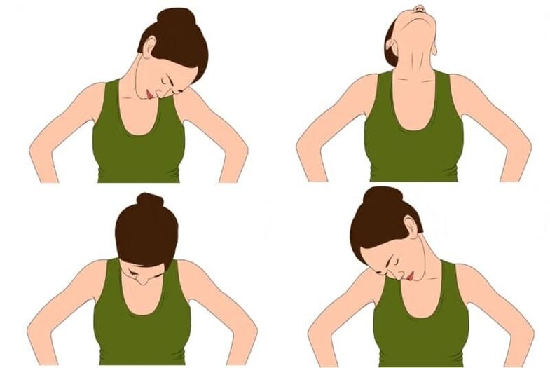 Cando se traballa co pescozo con osteocondrose, todas as accións deben realizarse moi lentamente